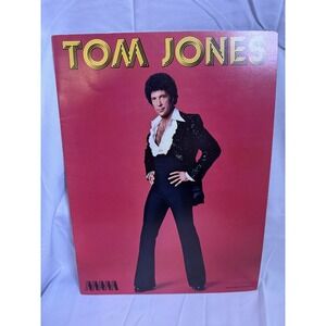 TOM JONES OFFICIAL SOUVENIR PROGRAM (SPM128) Vintage 12" X 9"